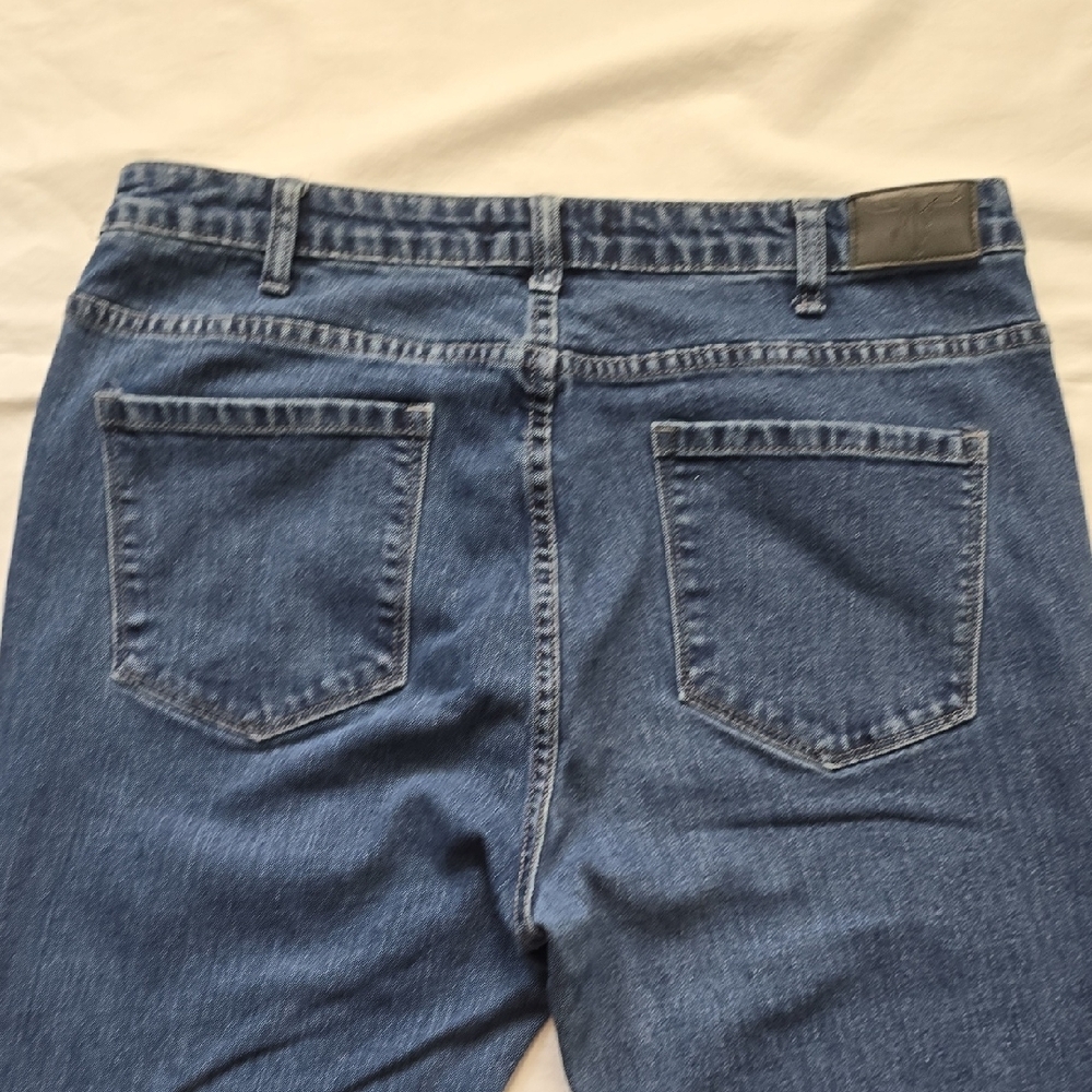 L&B Dark Blue Flare Jeans - Picture 10 of 15
